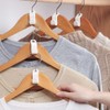 Clothes Hanger Connector Hooks，100 Pcs Hanger Extender Clips Cascading Clothes