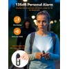 TECKNET Personal Safety Alarm 135dB with SOS Strobe Light for