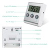 ORIA Refrigerator Thermometer, Digital Fridge Thermometer with High Low Temperature