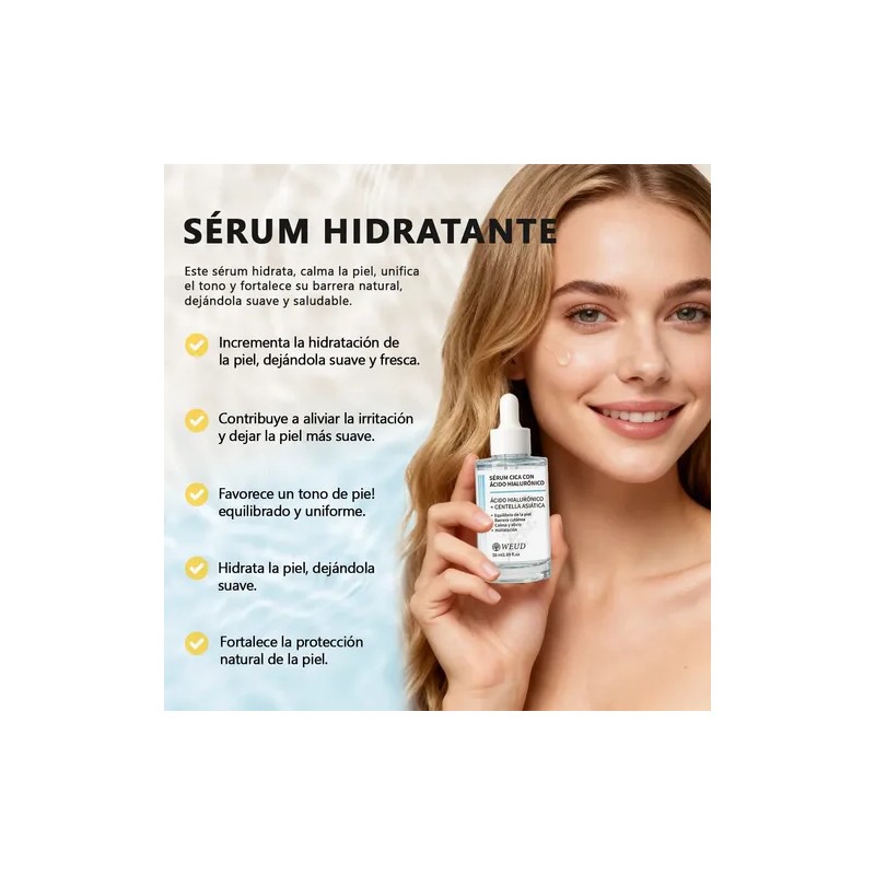 Weud Skincare Antiedad Firmeza Hidratante Rostro Cuello 6pzs