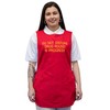 Mirabella Health & Beauty Unisex Cura Tabard Apron Red M