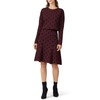 Thakoon Collective Rent the Runway Pre-Loved Polka Dot Pullover, Burgundy,
