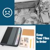 13 Pockets Extended Folder Organiser, Box Document Bags with Coloured