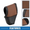 A ABSOPRO Car Shift Knob Cover Universal Vehicle Carbon Fiber