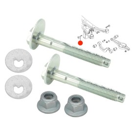 ASC Eccentric Camber Bolt - Rear Upper - L/R - Replacement For Skoda Octavia II, Superb II x2