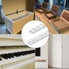 2PCS Piano Hinge 20" x 1" Stainless Steel Continuous &