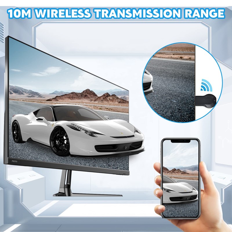 HDMI Wireless Display Adapter - WiFi 4K&1080P Mobile Screen Mirroring