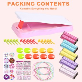 PRIMBARBER Bracelet Making Kit - Arts and Crafts for Kids Age 8-12 Friendship Bracelet Kit for Girls, Best Birthday Gifts Ideas for Girl 7 8 9 10 11 Year Old, Popular Bracelets String Maker Toys Set