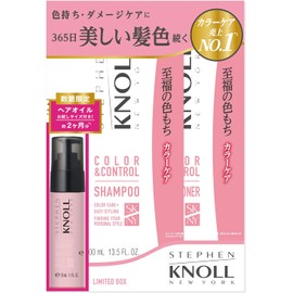[Japanese Moisture Cream] Steven Knoll Moisture Control Shampoo 500ml Moisture Repair Dryness Amino Acid Non-Silicon 7) Refill + oil mini set