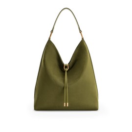 JW PEI Women's Aria Faux Suede Shoulder Bag - Dark Olive