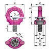 RUD VRSM12 Rotating Eye Bolt Star Point M12