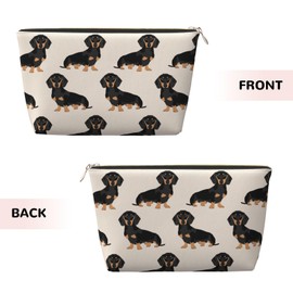 Pet Dogs Travel Toiletry Bag for Women and Men, Water-Resistant Purse Zipper Makeup Cosmetic Pouch Bag Travel Organizer Wash Bag for Accessories,Toiletries