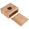 Teapot Warmer Household Bamboo Teapot Heating Base Holder Office Teaware