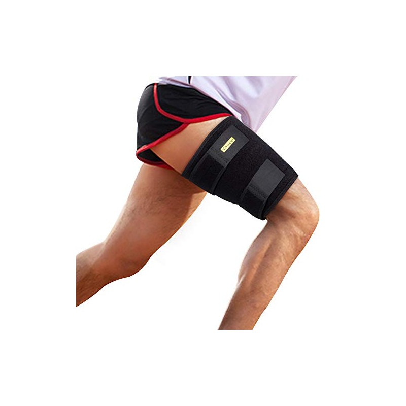Yosoo Health Gear Adjustable Thigh Support Breathable Thigh Brace with