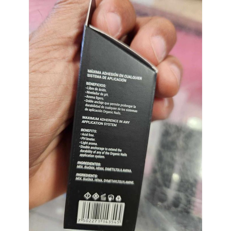 Organic Nails Protein Bond Primer, Non-Acid Formula, 10 ml
