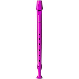 HOHNER Melody Line Recorder, German, One Piece, Plastic, Pink