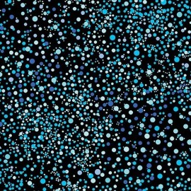 Benartex Needle Stars by Paula Nadelstern 13474 52 Ocean Stardust  Cotton