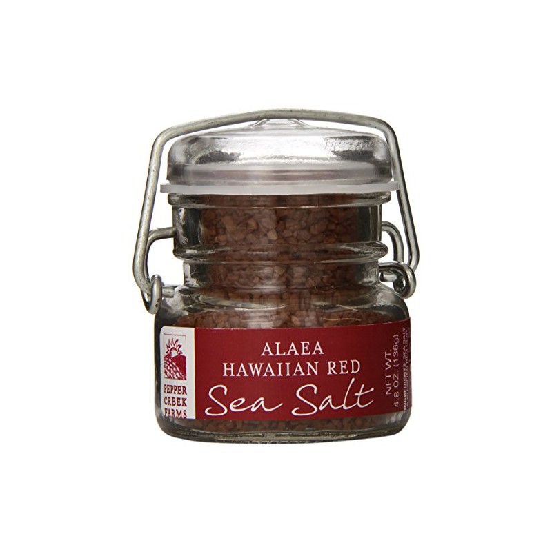 Pepper Creek Farms Sea Salt, Alaea Hawaiian Red, 4.8 Ounce