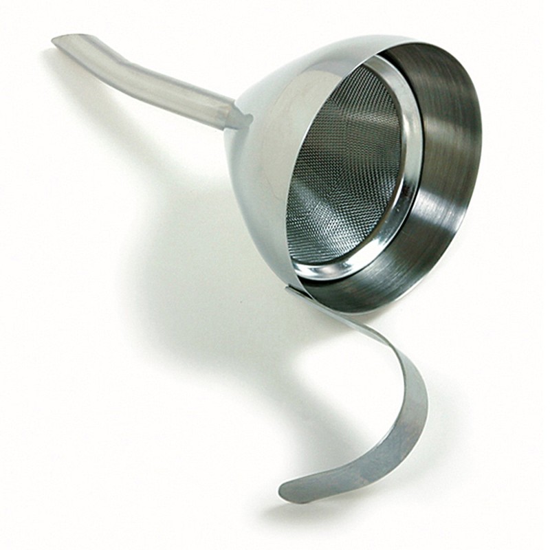 Norpro 242 Stainless Steel Funnel with Strainer, 3-Inch Mouth Diameter,