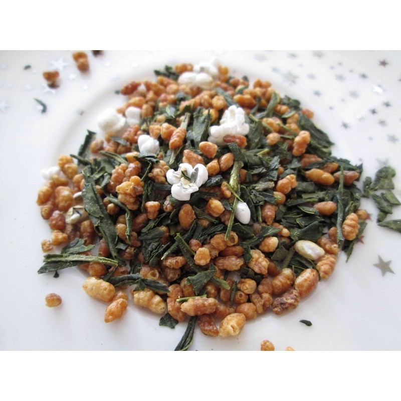 Organic Japanese Green Tea with Roasted Brown Rice - Genmaicha