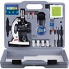 AmScope 120X-1200X 52-pcs Beginner Microscope STEM Kit with Metal Body