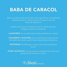 Crema Baba de Caracol Facial | Regeneradora de piel | Desvanece cicatrices, líneas de expresión, acné