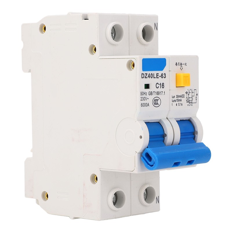 Miniature Circuit Breaker 1P Plus N Rail Mounting Double Handle