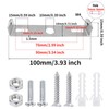 WLICCHS Pack of 6 Ceiling Mount Lamp Holder Ceiling Pendant