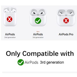 EJOSHELL 3D Unique Stylish Animal Hiphop Bull Dog Silicone Case Compatible with Airpods3 2021 3rd Soft Puppy Pet Headphone Cover with a Funny French Dog Keychain for Girl Boys Best Gift, Purple