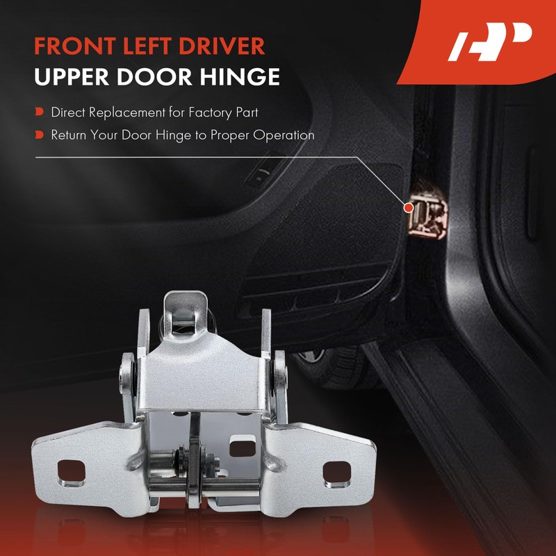 A-Premium Upper Door Hinge Front Left Driver Side Compatible with