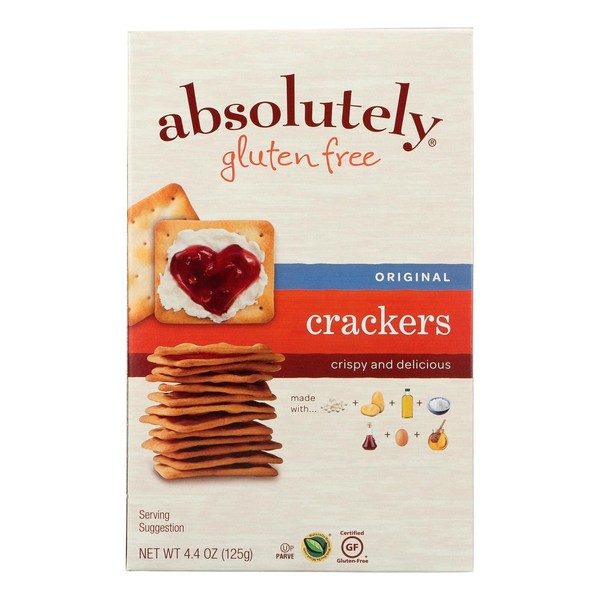 Absolutely Gluten Free Crackers 4.4 OZ Case of 12