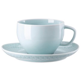 Rosenthal Junto Opal Green Cafe au Lait 10540-405204-14850 Set of 2 (1 Cup / 1 Saucer)