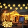 Solar Garden Lights Outdoor, 26.6Ft 30LED Solar String Lights, Solar
