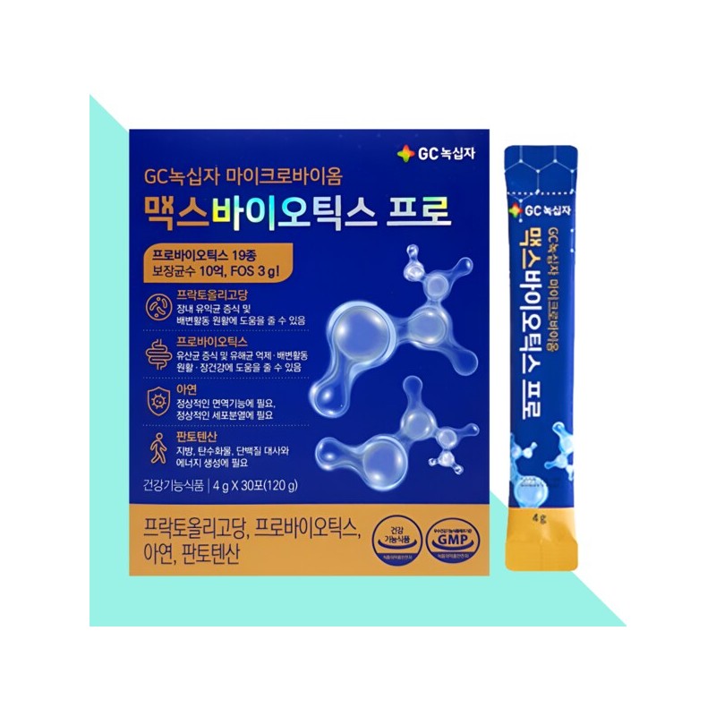 GC녹십자 맥스 바이오틱스 프로 마이크로바이옴 30포X1개 GC Green Cross Max