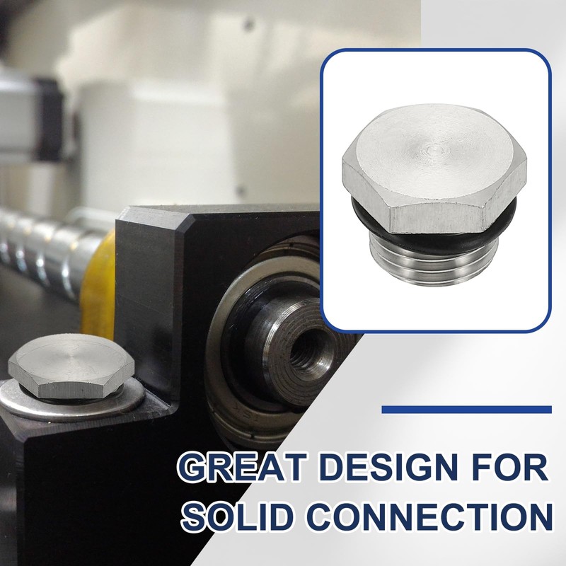 sourcing map NPT Pipe Plug Fitting, 304 Stainless Steel NPT3/4