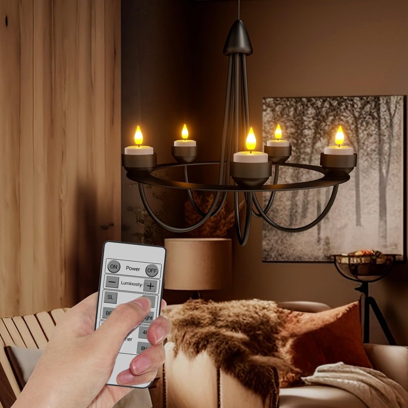 SoulBay Remote Control for Rechargeable Flameless Candles Tea Lights, 1PC