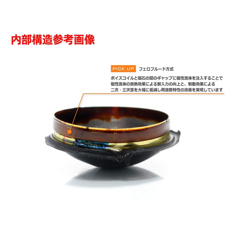 Ferrofluid System, High Performance, 1 inch (25 mm) Tweeter Unit,