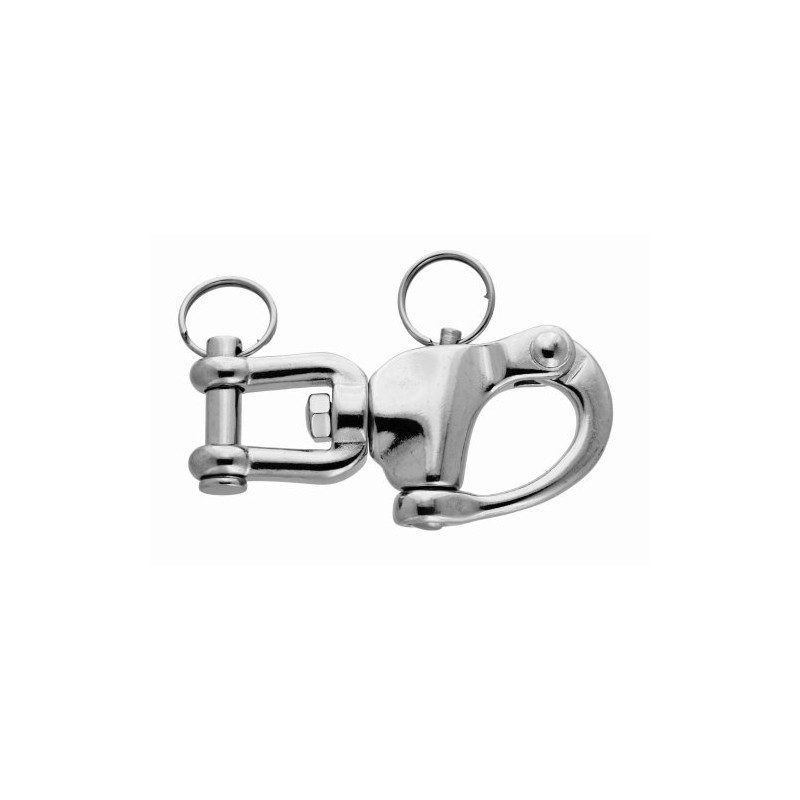 Dutyhook 8X87 Quick Release Clevis Pin Swivel Shackle, Stainless Steel