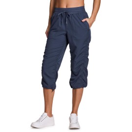 RBX Active Capri Pants for Women Joggers Stretch Lightweight Women’s Casual Pant Vintage Navy XS