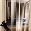 방묘문 고양이 도어 베란다펫도어 고양이방묘문 방문 [N. 설치폭 98102c] Cat