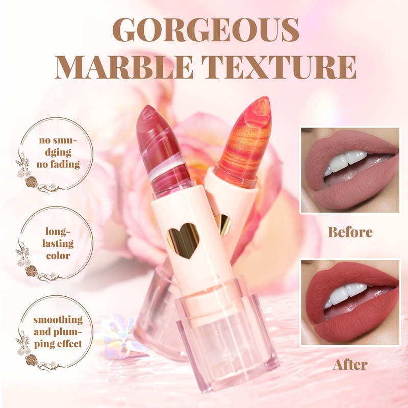 EONFAVE Red Lipstick - Matte Lipsticks For Women Long Lasting