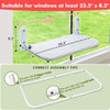 Zoratoo 2PC Cat Window Perch Cordless Foldable Cat Hammock Bed