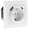 Delphi Protective Contact Socket with USB-C - Flush-Mounted 250 V