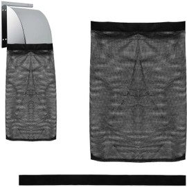 Dryer Vent Lint Bags, Lint Catcher for Dryer，indoor Vent Lint Trap, Suitable for Outdoor Dryer Vents Capturing Lint and Dust (Black)