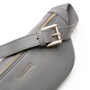 Lazarotti Bologna Women's Leather Belt Bag, Adjustable Shoulder Strap, Large