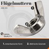 OPIOL QUALITY® Wing Nuts Similar to DIN 315 M4 A2