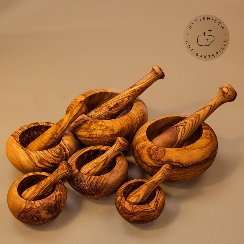 Mortar and Pestle Round Approx., 10cm