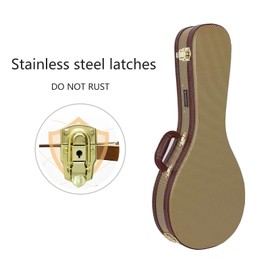 Crossrock Hard Shell Case for A-Style Mandolin in Vinyl Tweed(CRW620MATW)