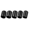 sourcing map 50pcs Round Rubber End Caps Protective Caps 10mm