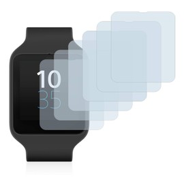 Savvies 6 Pack Screen Protector compatible with Sony Smartwatch 3 SWR50 Protection Film Clear